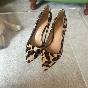 BCBG Animal print heels